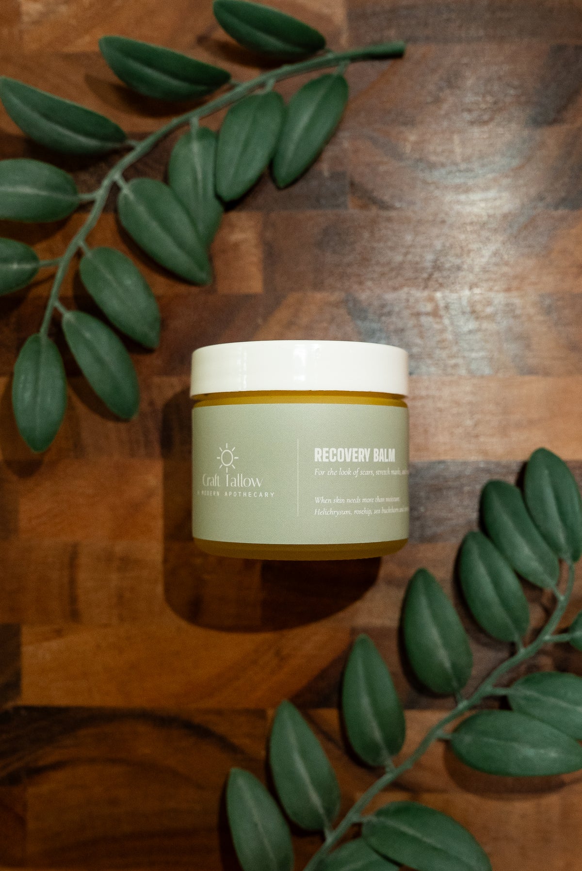 Recovery Balm · Helichrysum Tallow Balm for the Look of Scars and Stretch Marks
