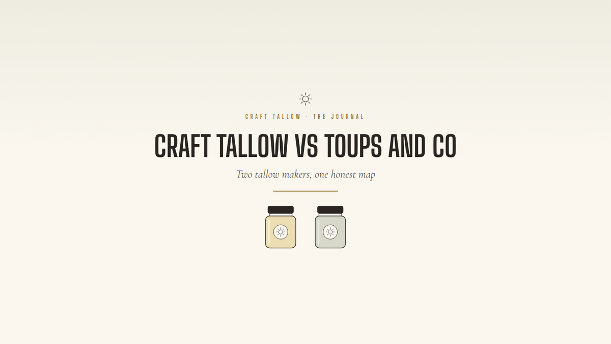 Craft Tallow vs Toups and Co: an honest comparison