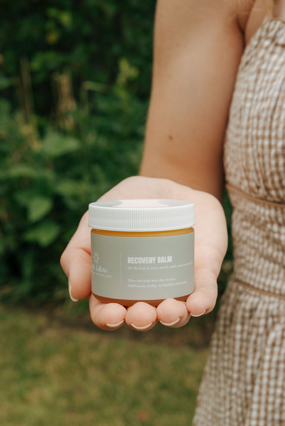 Recovery Balm · Helichrysum Tallow Balm for the Look of Scars and Stretch Marks
