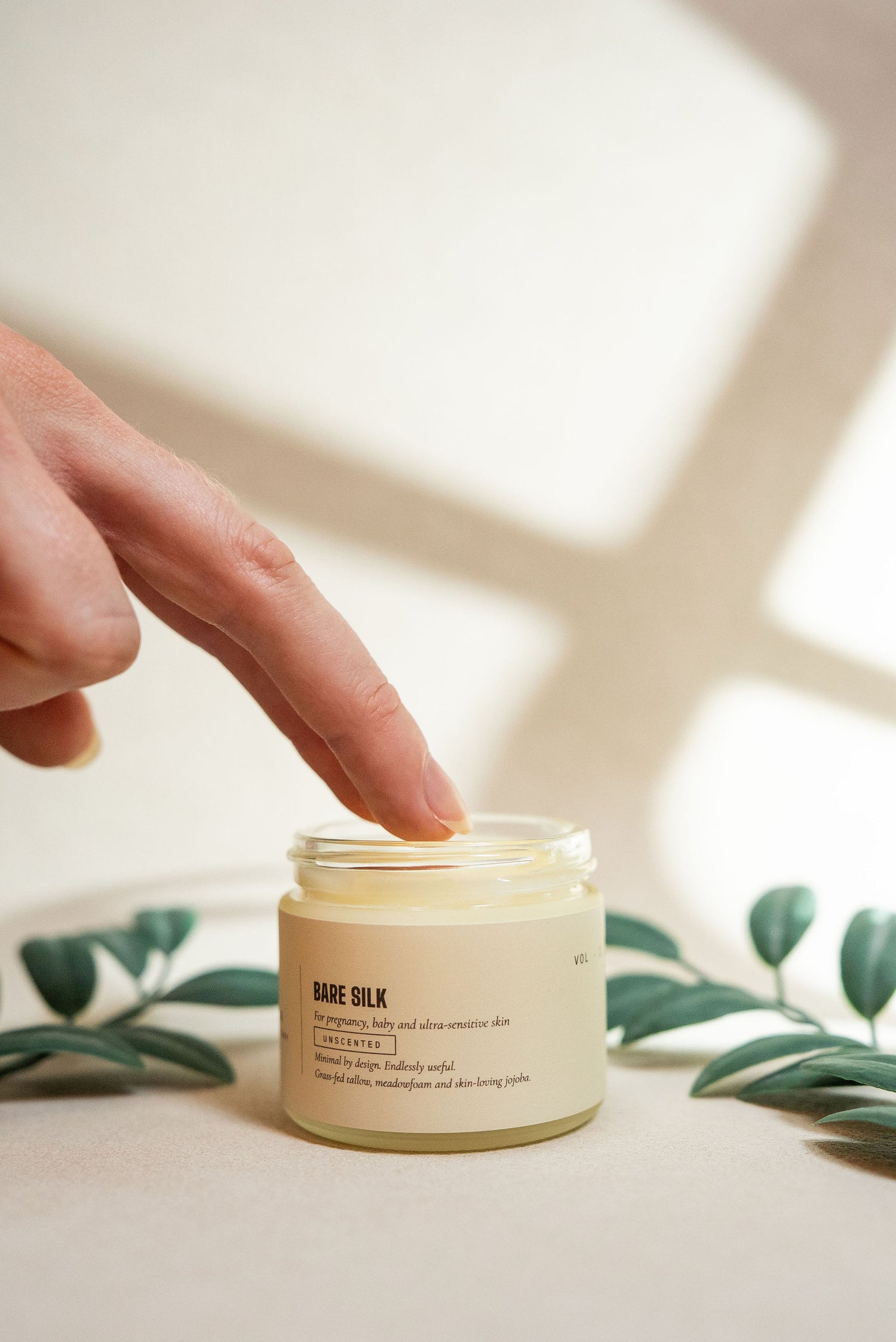Bare Silk · Five-Ingredient Tallow Balm for Ultra-Sensitive Skin