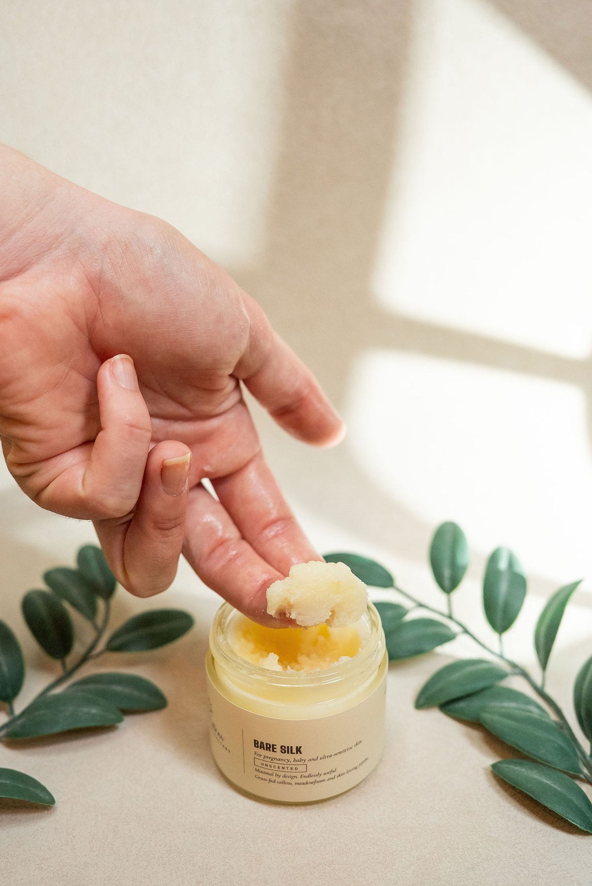 Bare Silk · Five-Ingredient Tallow Balm for Ultra-Sensitive Skin