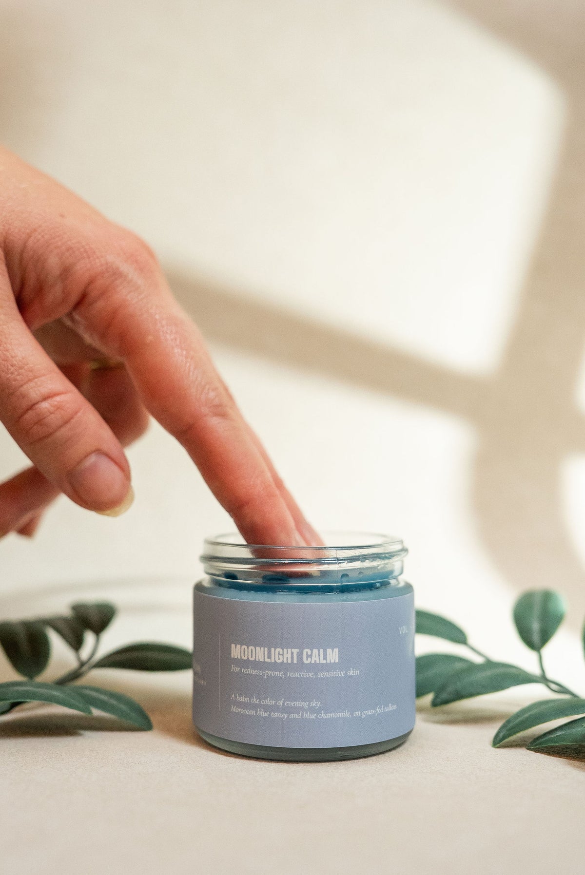 Moonlight Calm · Blue Tansy Tallow Balm for Redness-Prone Skin
