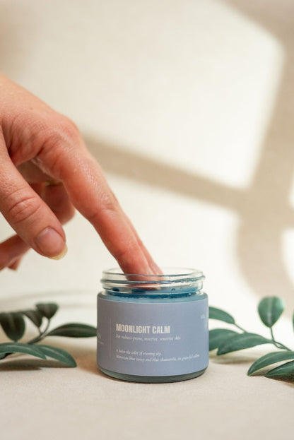 Moonlight Calm · Blue Tansy Tallow Balm for Redness-Prone Skin