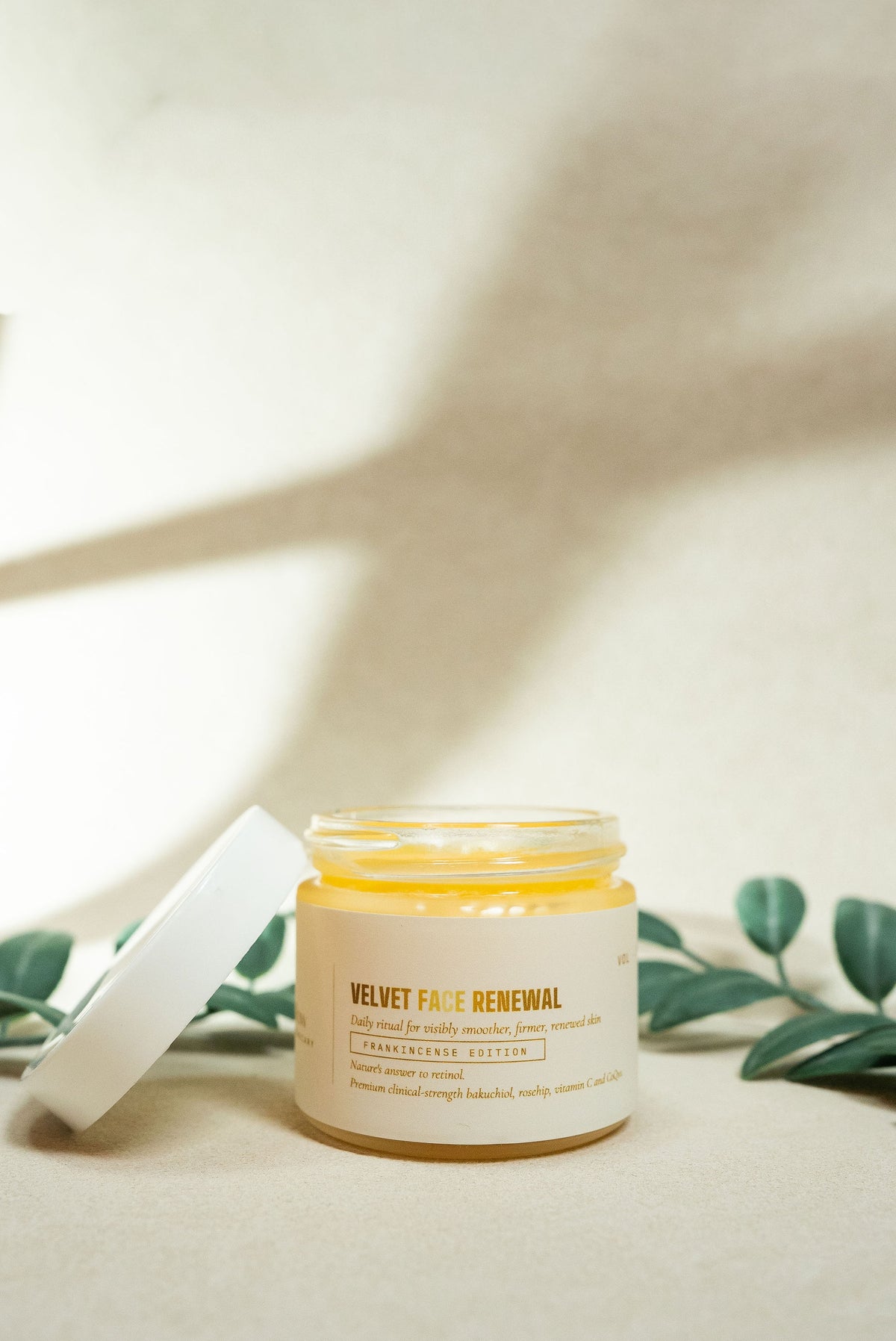 Velvet Face Renewal · 1% Bakuchiol + Vitamin C + CoQ10 Tallow Face Balm