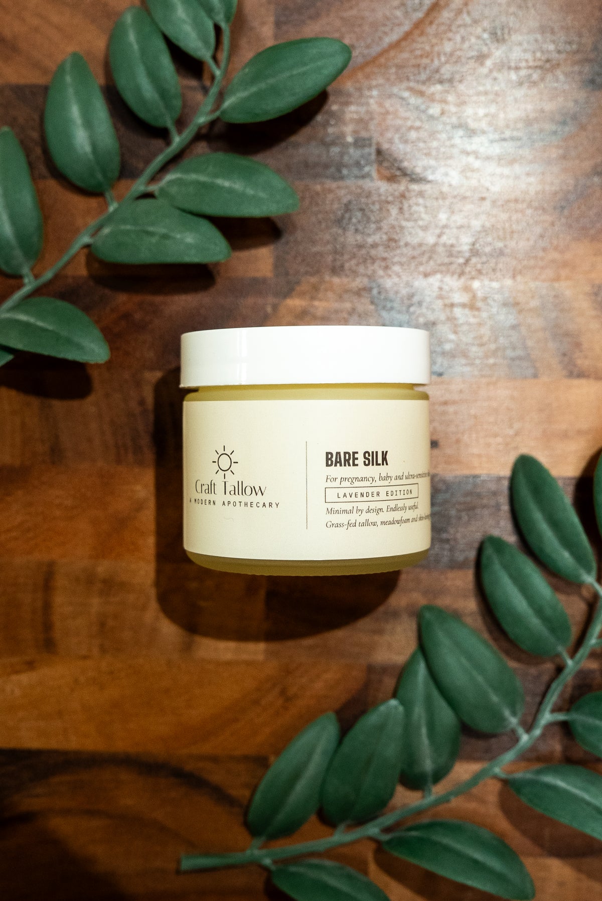 Bare Silk · Five-Ingredient Tallow Balm for Ultra-Sensitive Skin