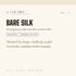 Bare Silk tallow balm label card — For pregnancy, baby and ultra-sensitive skin, Unscented and Lavender Edition, 2 oz, Craft Tallow