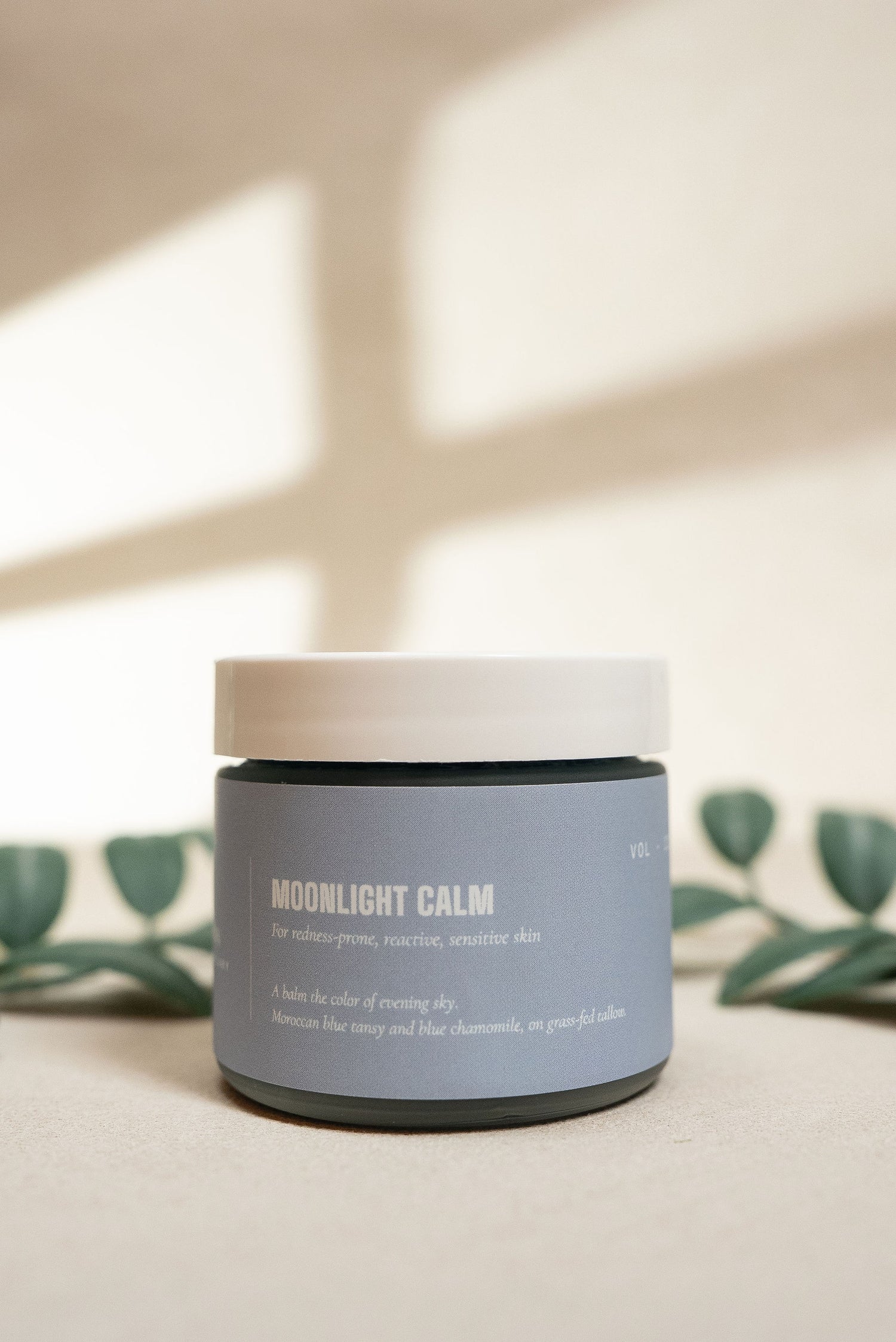 Moonlight Calm · Blue Tansy Tallow Balm for Redness-Prone Skin